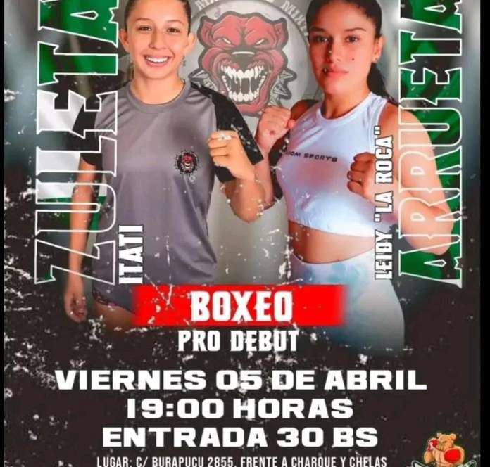 Boxeadora Itatí Zuleta debuta este viernes a nivel profesional