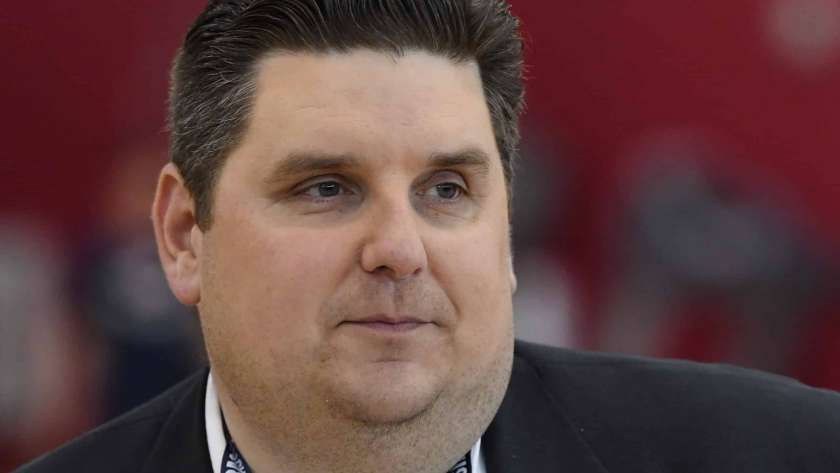 Sportswriter Brian Windhorst attends a practice session at the 2018 USA Basketball Men's National Team minicamp at the Mendenhall Center at UNLV on July 27, 2018 in Las Vegas, Nevada.