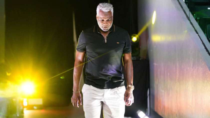 Head coach Charles Oakley of the Killer 3's takes the court prior to a game against 3's Company during BIG3 Week Seven at Comerica Center on July 30, 2022 in Frisco, Texas.
