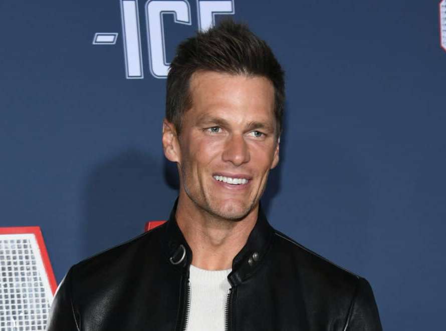 Tom Brady attends Los Angeles Premiere Screening Of Paramount Pictures' "80 For Brady" at Regency Village Theatre on January 31, 2023 in Los Angeles, California.