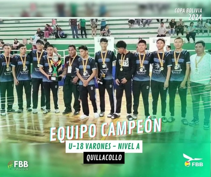 Villazón y Quillacollo se imponen la Copa Bolivia U-18 damas y varones